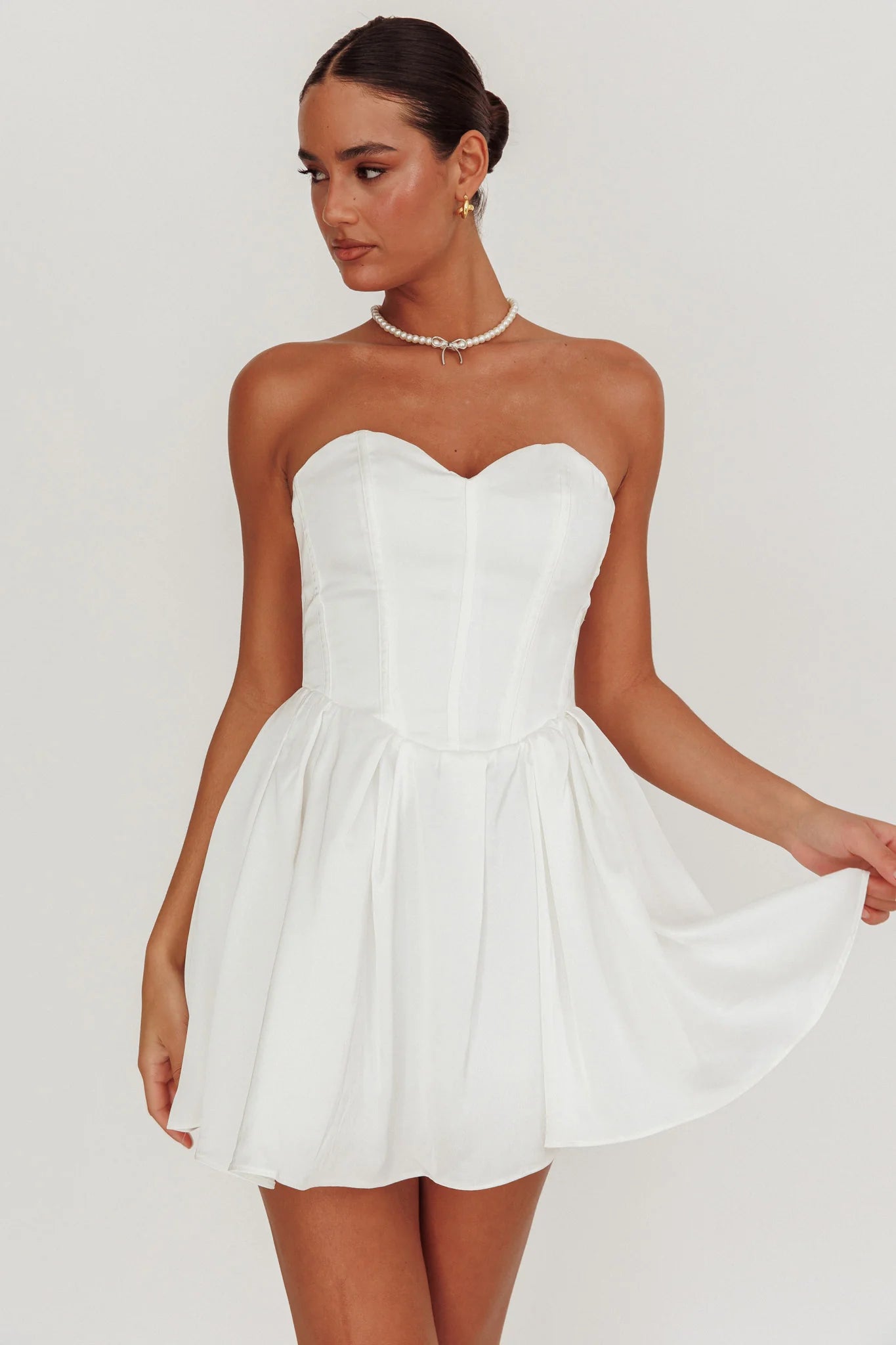 What I Like Sweetheart Neckline Mini Homecoming Dress