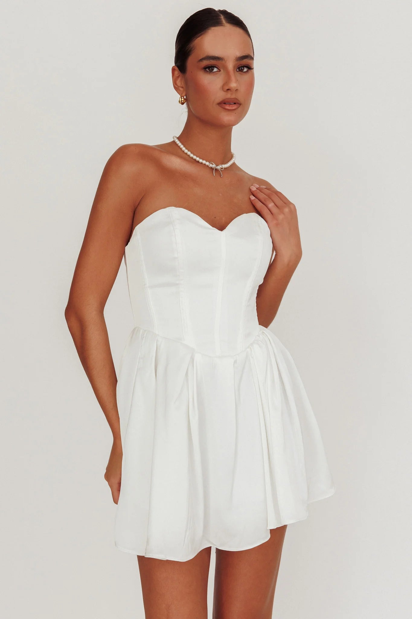 What I Like Sweetheart Neckline Mini Homecoming Dress