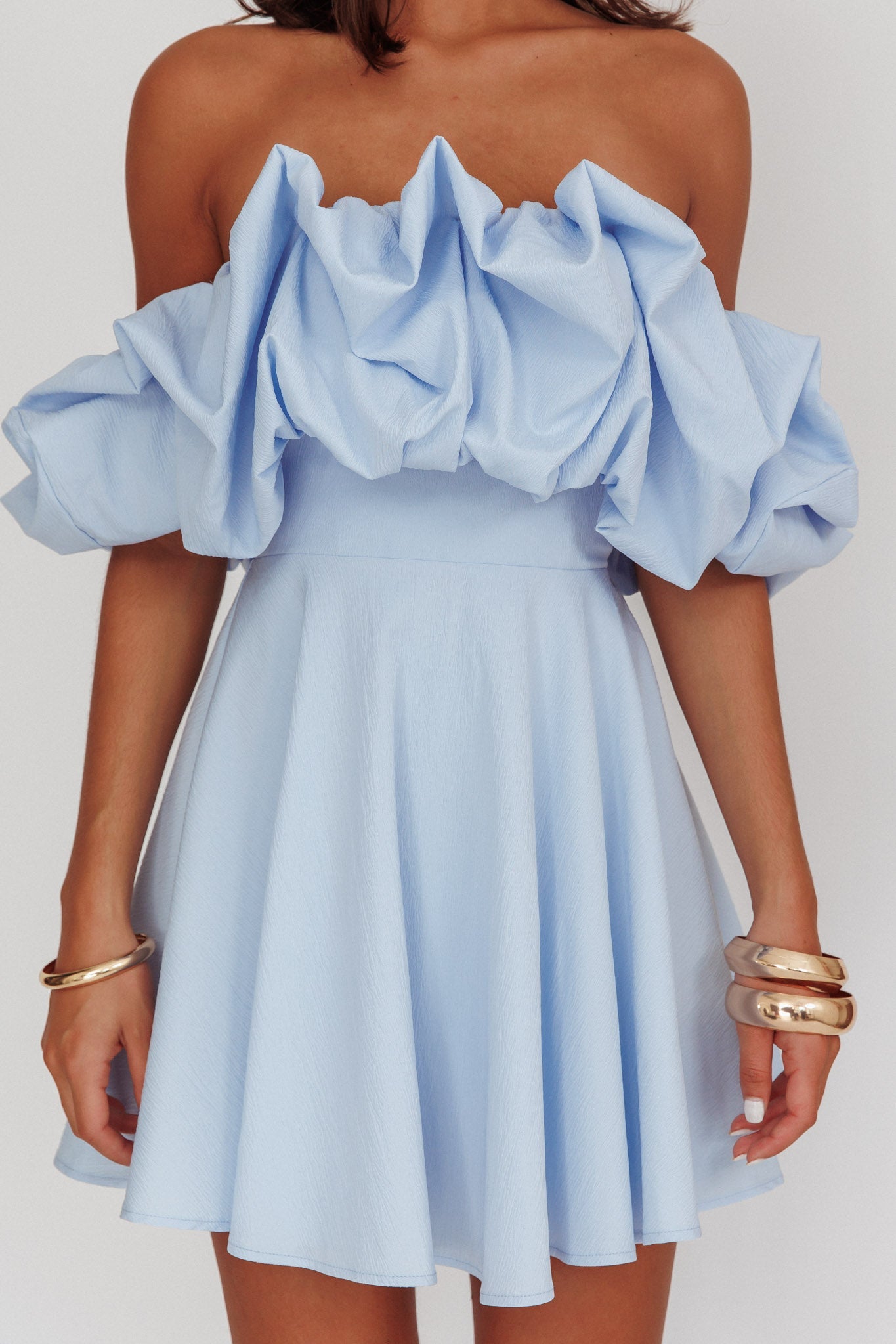 Kailynn Off-Shoulder A-Line Mini Homecoming Dress