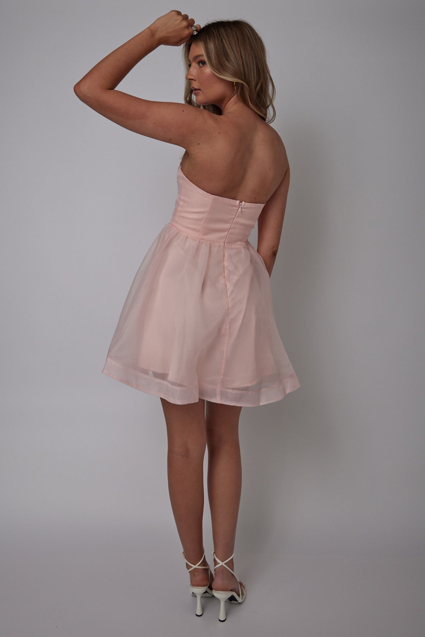 La Vie En Rose Strapless A-Line Mini Homecoming  Dress