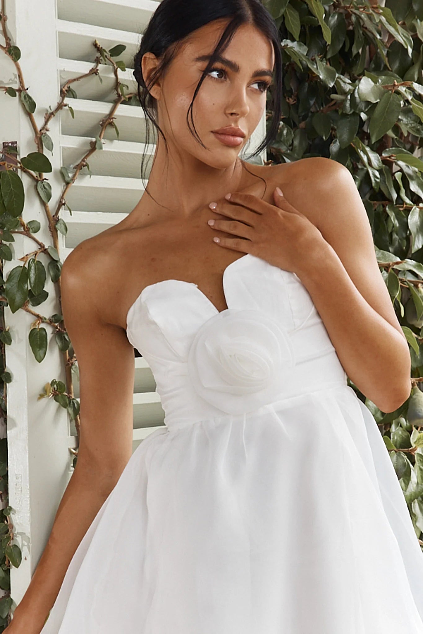 La Vie En Rose Strapless A-Line Mini Homecoming  Dress