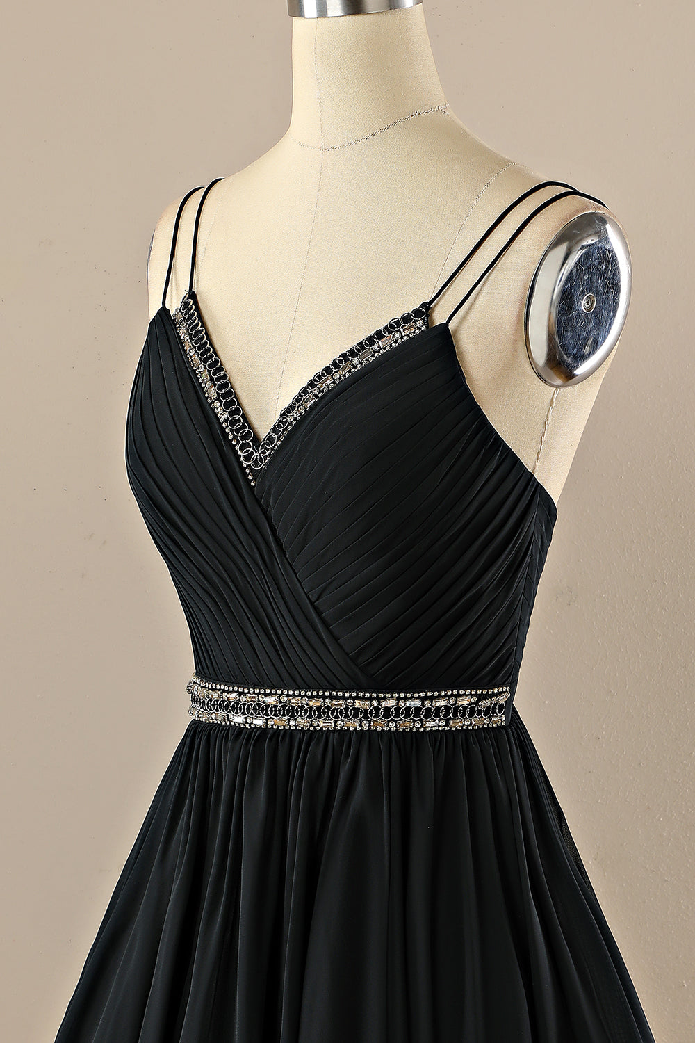 V neck Little Black Dress